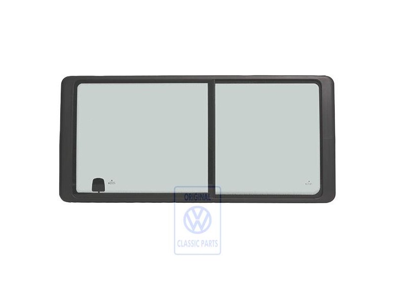 VW Originale Finestrino Scorrevole Completo Nero Satinato - 7D0847711R 01C