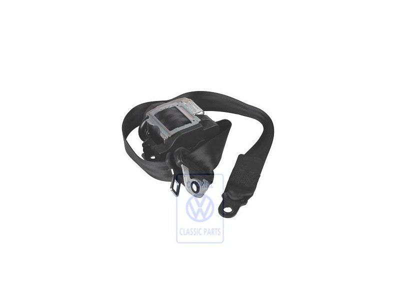 VW Originale Cintura Sicurezza A 3 Punti Nero Satinato - 7D0857805 01C