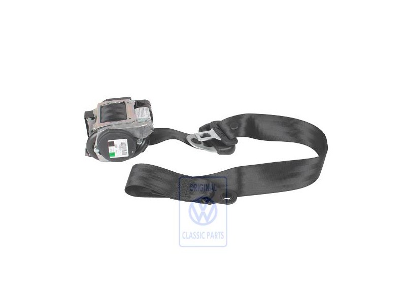 VW Originale Cintura Sicurezza A 3 Punti Nero Satinato - 7D0857806 01C
