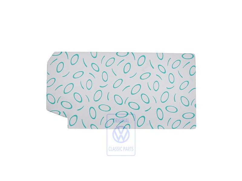 VW Originale Imbottitura Grigio Flanella/Verde - 7D0864413F HQP