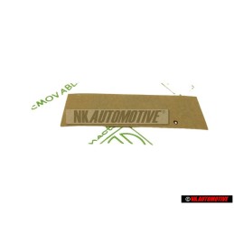 VW Originale TDI Posteriore Logo Emblema Scritta Cromo Verde - 3B0853675ACKKH
