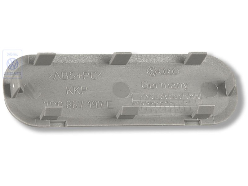 VW Originale Copertura Per Rivest. Porta Grigio Flanella - 7D0867197E U71
