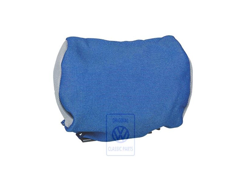 VW Originale Rivestim. Poggiatesta (Stoffa) Grigio Flanella/Blu - 7D0881921AHHRC