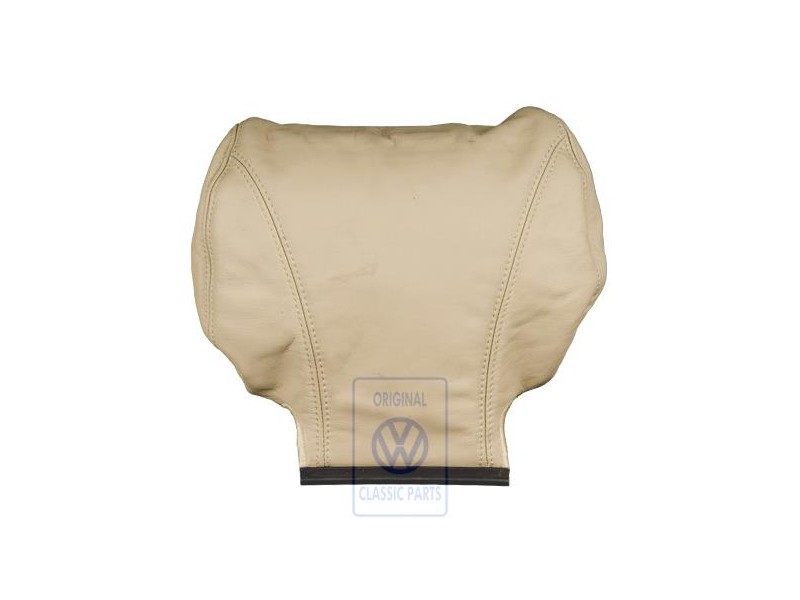 VW Originale Rivestim. Poggiatesta (Pelle) Beige Chiaro - 7D0881921K R08