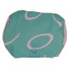 VW Originale Rivestim. Poggiatesta Stoffa Grigio Flanella/Verde - 7D0881921N HQN