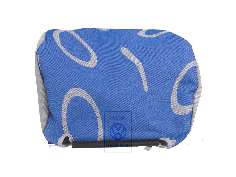 VW Originale Rivestim. Poggiatesta (Stoffa) Grigio Flanella/Blu - 7D0881921P HQW