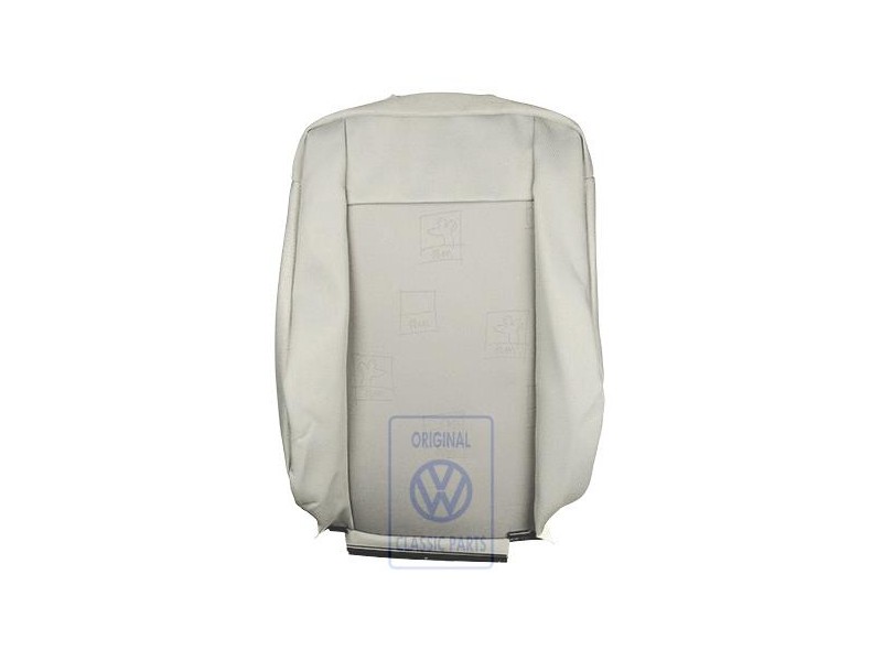 VW Originale Rivestim. Schienale (Stoffa) Grigio Flanella - 7D0883455BFPAC