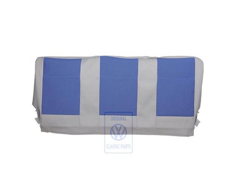 VW Originale Rivestimento Sedile (Tessuto) Grigio Flanella/Blu - 7D0885405M HRC
