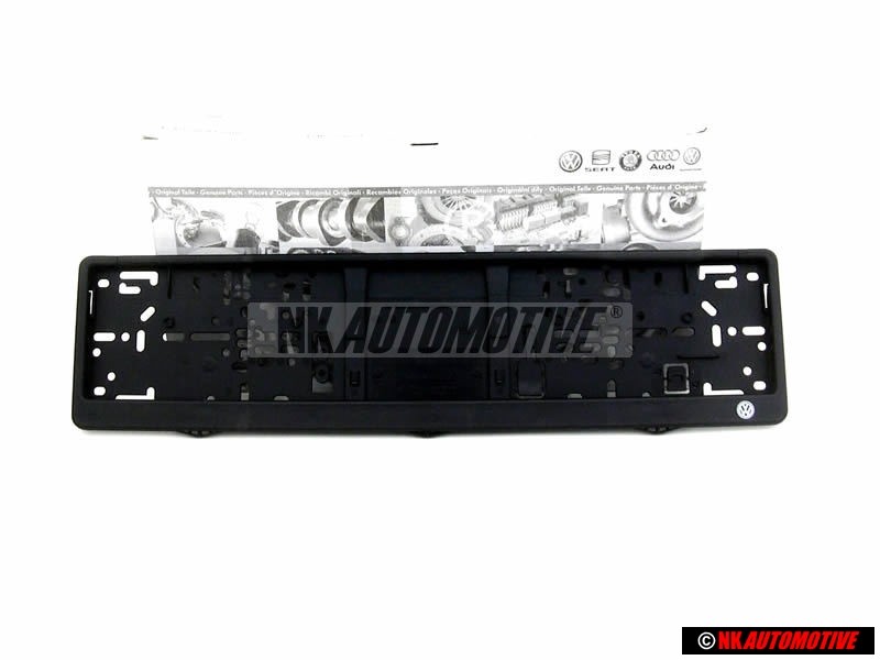VW Originale Portatarga Per Targa Autoilluminata Nero - 000071800B 041