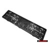 VW Originale Portatarga Per Targa Autoilluminata Nero - 000071800B 041