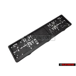 VW Originale Portatarga Per Targa Autoilluminata Nero - 000071800B 041