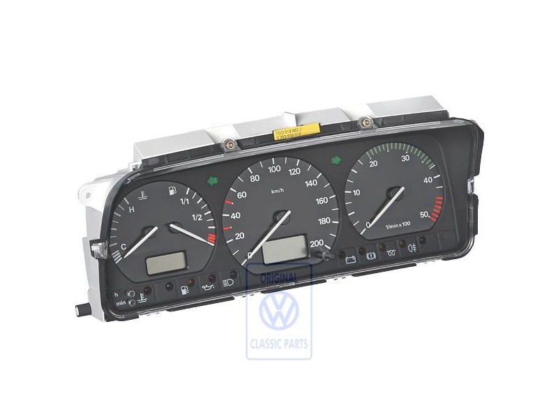 VW Originale Strumento Combinato Nero Satinato - 7D0919862JX01C