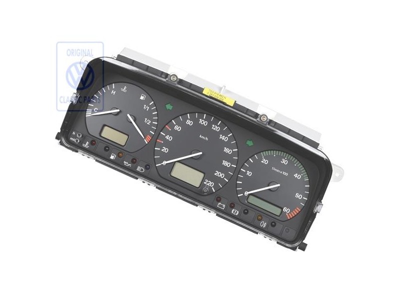VW Originale Strumento Combinato Nero Satinato - 7D0919862NX01C