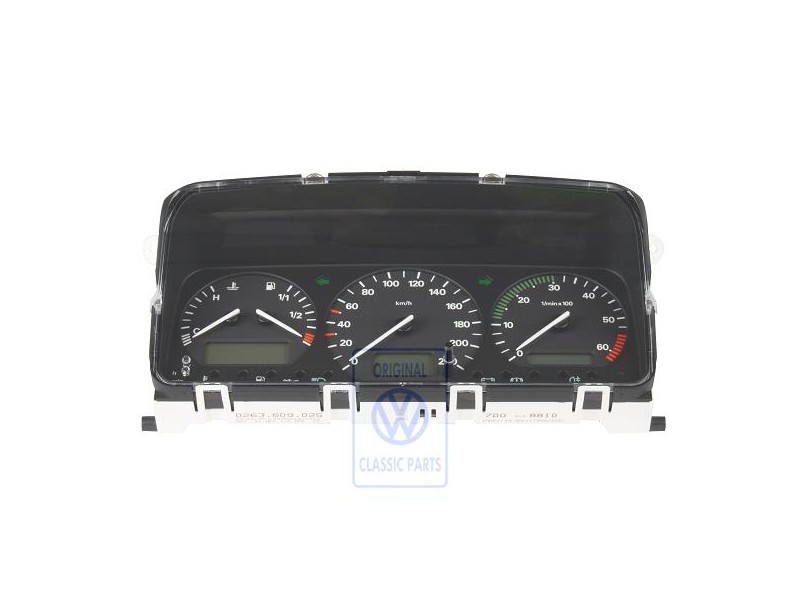 VW Originale Strumento Combinato Nero Satinato - 7D0919881DX01C