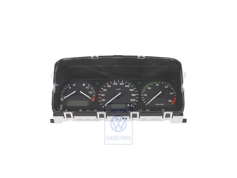 VW Originale Strumento Combinato Nero Satinato - 7D0919881EX01C