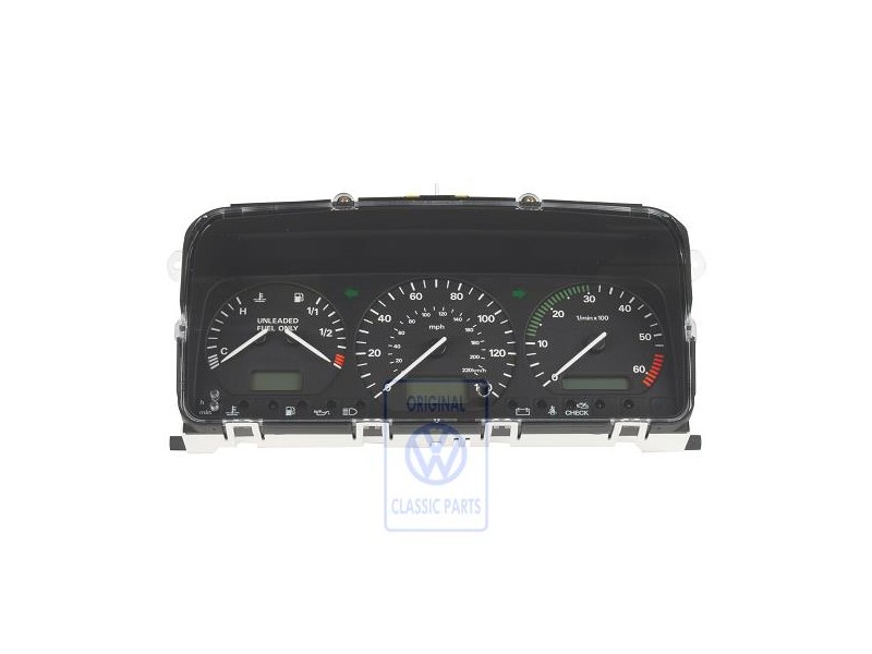 VW Originale Strumento Combinato Nero Satinato - 7D0919911AX01C