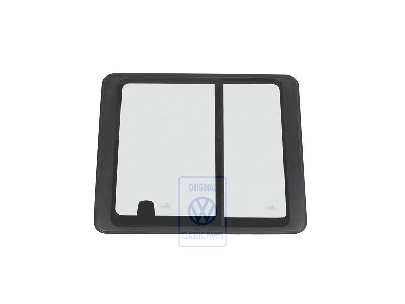 VW Originale Finestrino Scorrevole Completo Nero Satinato - 7D5847711B 01C
