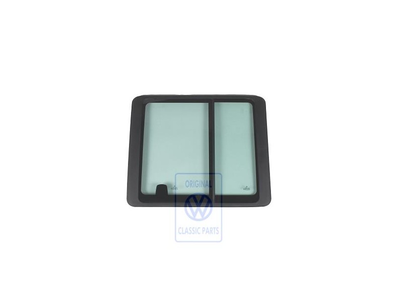VW Originale Finestrino Scorrevole Completo Nero Satinato - 7D5847711D 01C