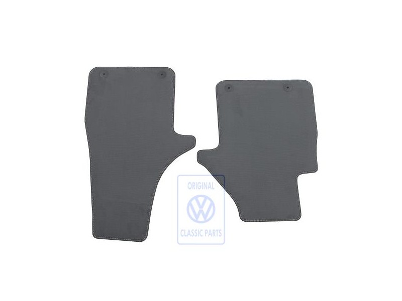 VW Originale 1 Set Di Tappetini Antracite/Grigio Argento - 7E6863011A DNI