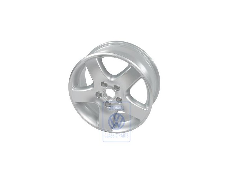 VW Originale Cerchio In Alluminio Cromo Brillante - 7H0601025C Z31