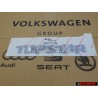 VW Originale Scritta Pellicola Argento - 7H5854431A 1W4