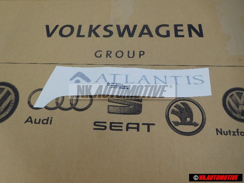 VW Originale Scritta Pellicola Argento Diamante (Scuro) - 7H5854431A 9ZD