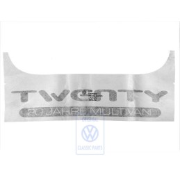 VW Originale Scritta Pellicola Argento Diamante (Scuro) - 7H5854433 9ZD