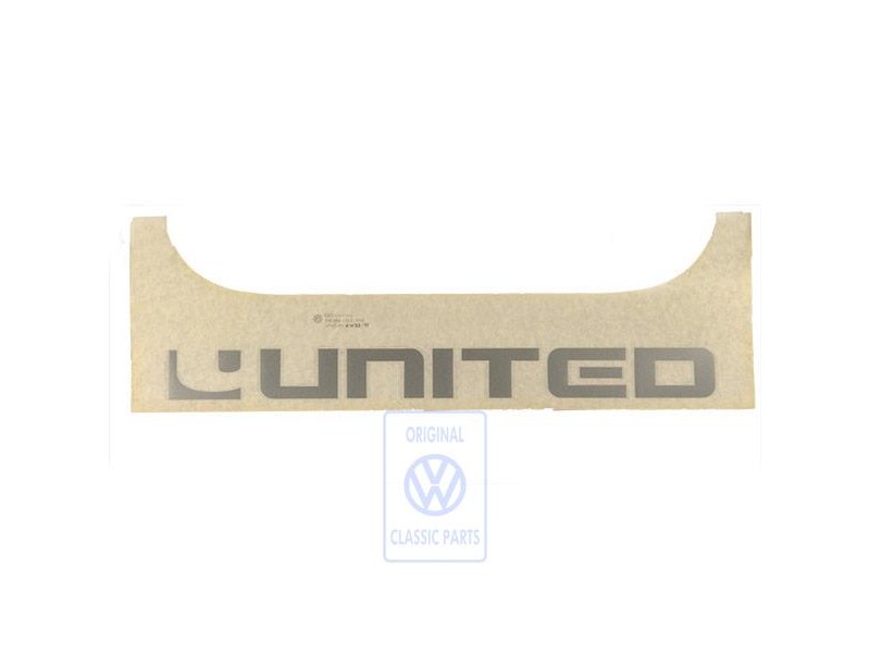 VW Originale Scritta Pellicola Argento - 7H5854433E 1W4