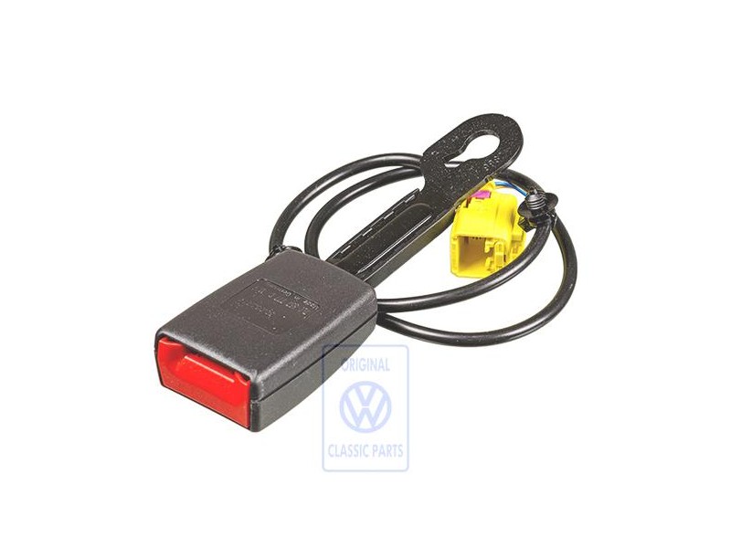 VW Originale Fibbia Cintura Antracite/Rosso Fuoco - 7L0857777C MCX