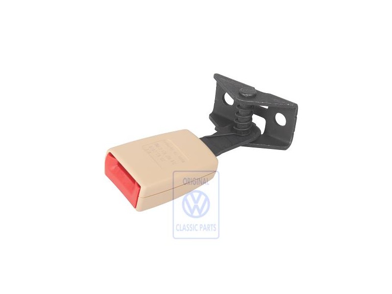 VW Originale Fibbia Cintura Beige Sole/Rosso Fuoco - 7L0857821C PNE