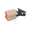 VW Originale Fibbia Cintura Doppia Beige Sole/Rosso Fuoco - 7L0857822C PNE