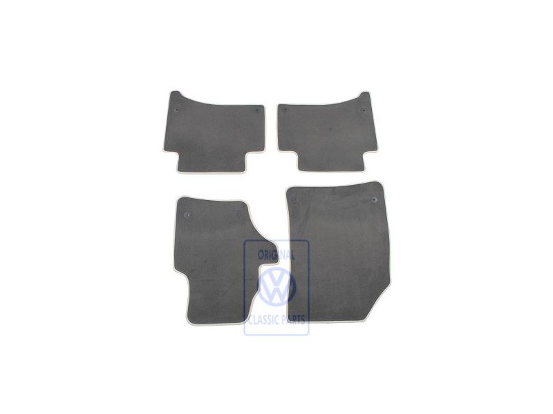 VW Originale 1 Set Di Tappetini Antracite/Beige Snow - 7L6863011AFWGC