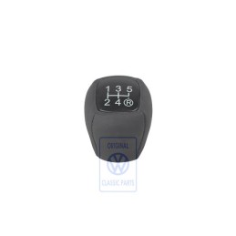 VW Originale Pomello Leva Cambio (Cuoio) Nero - 7M0711141C 1BX