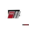 Audi Originale S4 Fronte Logo Emblema Scritta Cromo Rosso - 4A0853736 2ZZ