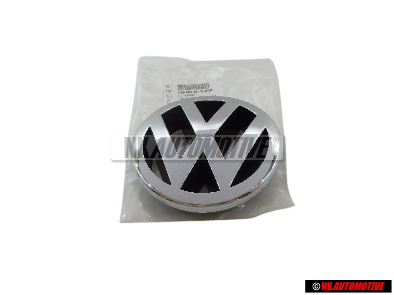 VW Originale Fronte Logo Emblema Simbolo Cromo - 7M0853601M DRR