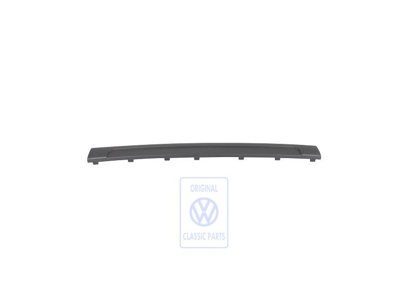 VW Originale Cornice Per Targa Nero Satinato - 7M3807719 B41
