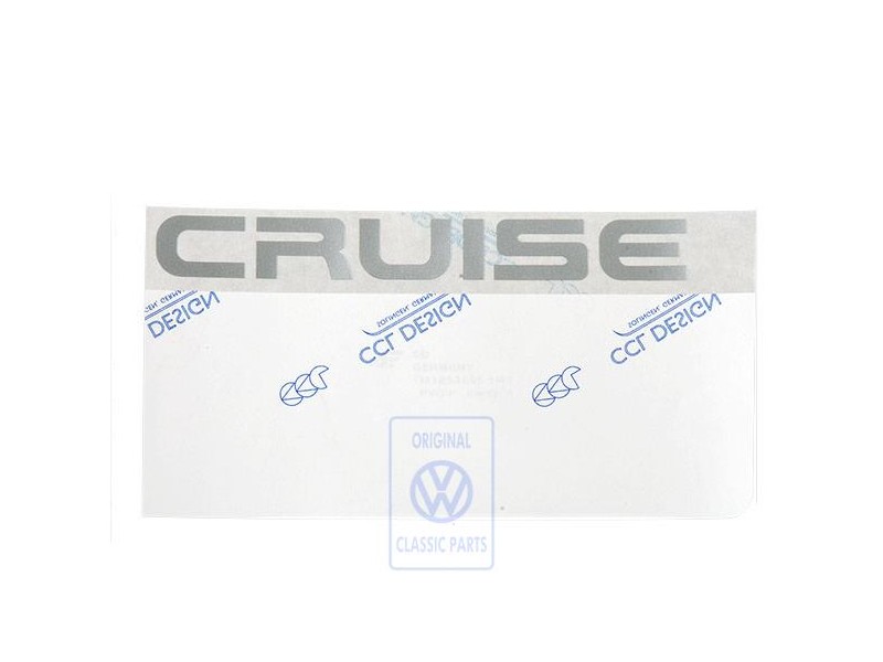 VW Originale Scritta Pellicola Argento/Antracite (Gerastert) - 7M3853685 5M2
