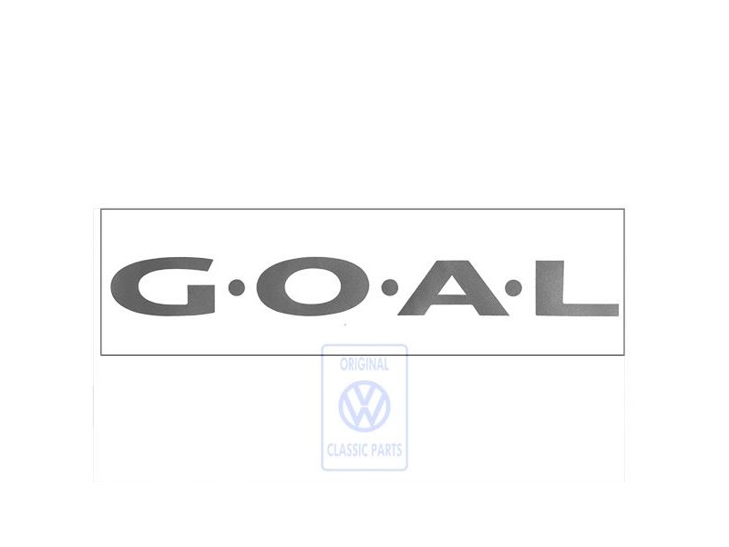 VW Originale Scritta Pellicola Diamante-Argento - 7M3853685A 9ZD