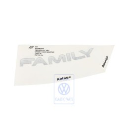 VW Originale Scritta Pellicola Grigio Scuro - 7M3854431 3E7