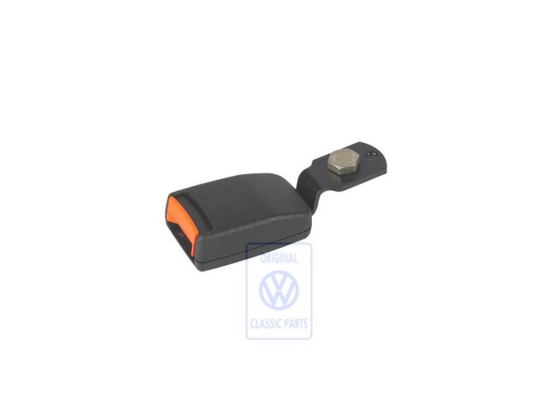VW Originale Fibbia Cintura Nero Satinato - 7M3857821 01C