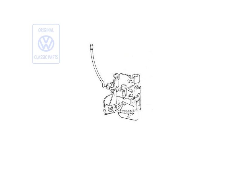 VW Originale Serratura Porta - 861837015