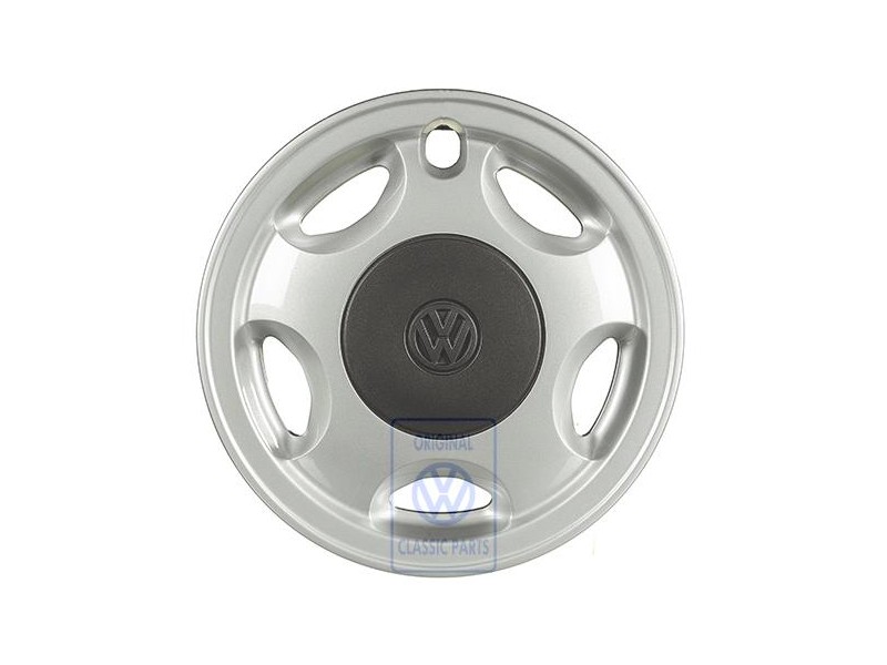 VW Originale Modanatura Ruota Colori Cromati/Nero - 867601147F BEX