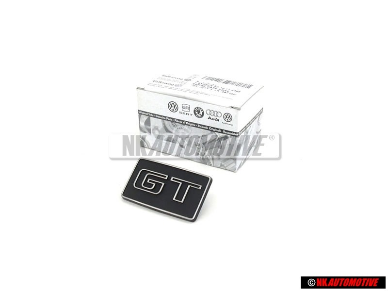 VW Originale GT Lato Logo Emblema Scritta Argento Spazzolato - 191853688N GX2