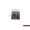 VW Originale SCOT EDITION Posteriore Logo Emblema Scritta Nero - 867853687N Z58