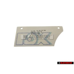 VW Originale Scritta Pellicola Arg. Stratosf./Turchese/Marine - 867853750J BBQ