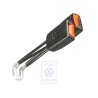 VW Originale Fibbia Cintura Doppia Nero Satinato - 867857739 01C