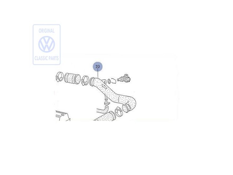 VW Originale Tubo Pressione - 871145895