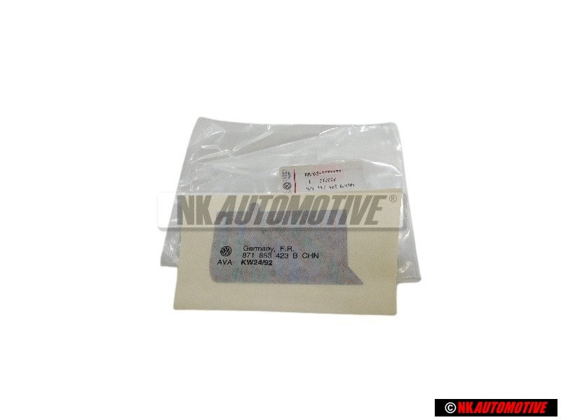 VW Originale Scritta Pellicola Nero Satinato/Rosso Marte - 871853423B CHN