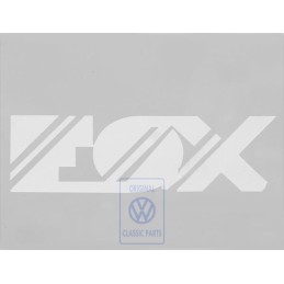 VW Originale Scritta Pellicola Bianco Alpino - 871853750B 90E