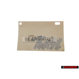 VW Originale Scritta Pellicola Rosso Ciliegia/Arg. Tit. 